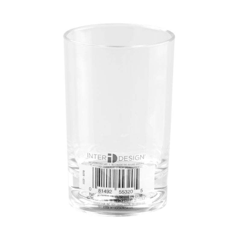 iDesign Eva Clear Acrylic Bathroom Cup