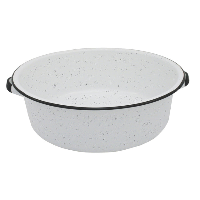 DISH PAN 15QT PRCLN WHT