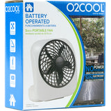 O2Cool 6.29 in. H X 5 in. D 2 speed Personal Fan