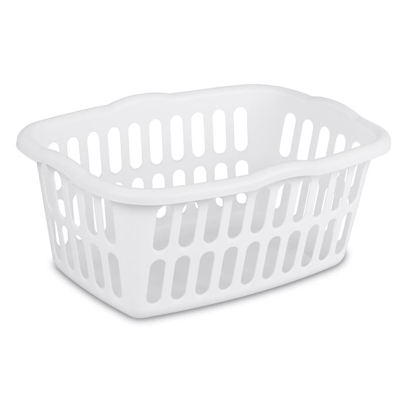 LAUNDRY BASKET WHT