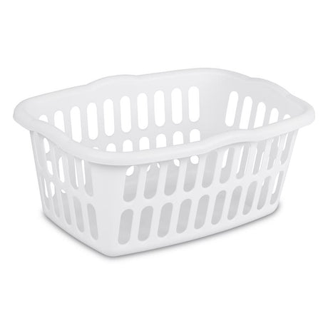 LAUNDRY BASKET WHT