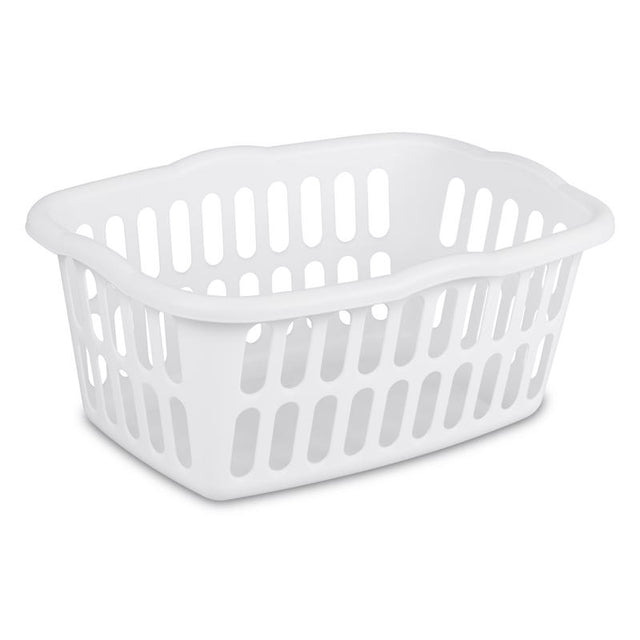 LAUNDRY BASKET WHT