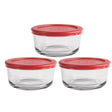 Anchor Hocking 2 cups Clear Food Storage Container Set 3 pk