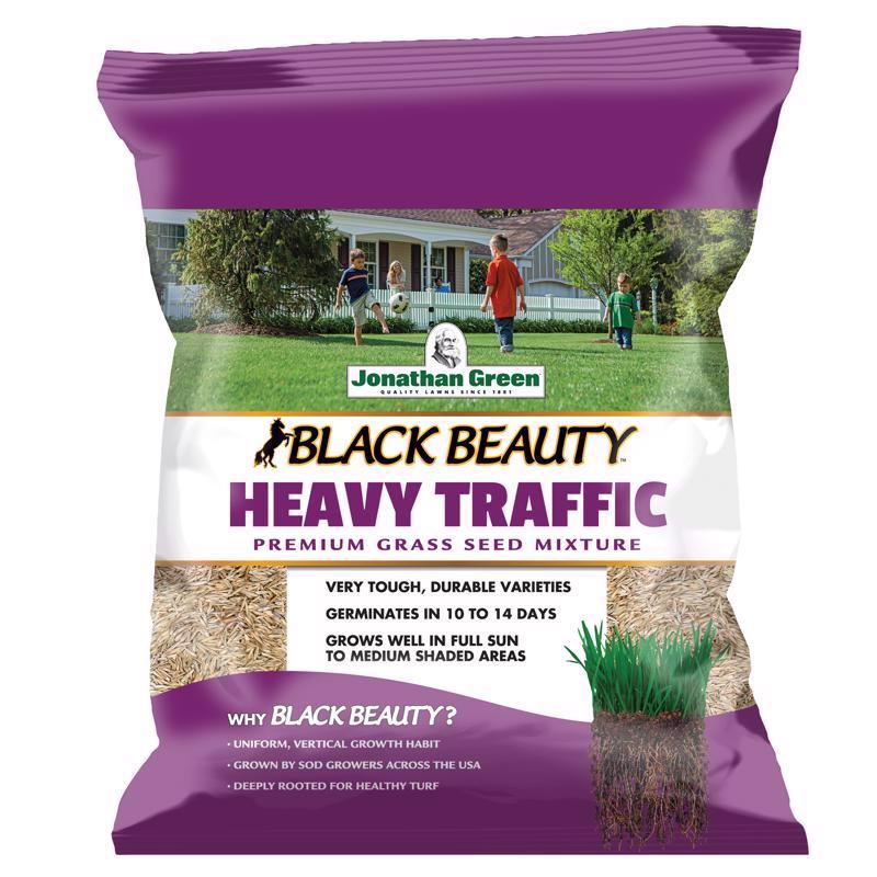 Jonathan Green Black Beauty Heavy Traffic Mixed Full Sun/Medium Shade Grass Seed 7 lb