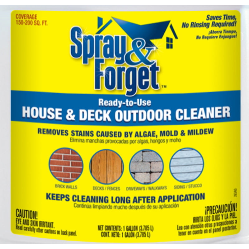 Spray & Forget House and Deck Cleaner 1 gal Liquid