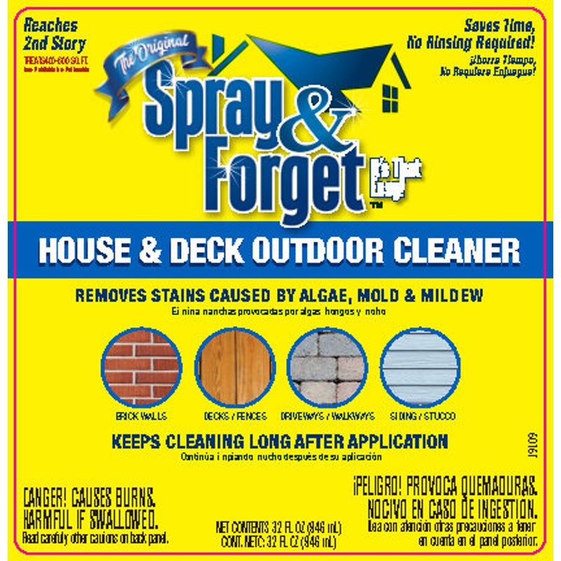 Spray & Forget House and Deck Cleaner 32 oz Liquid