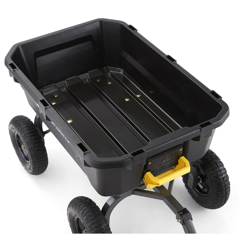 Gorilla Carts Poly Dump Cart 1200 lb. cap.