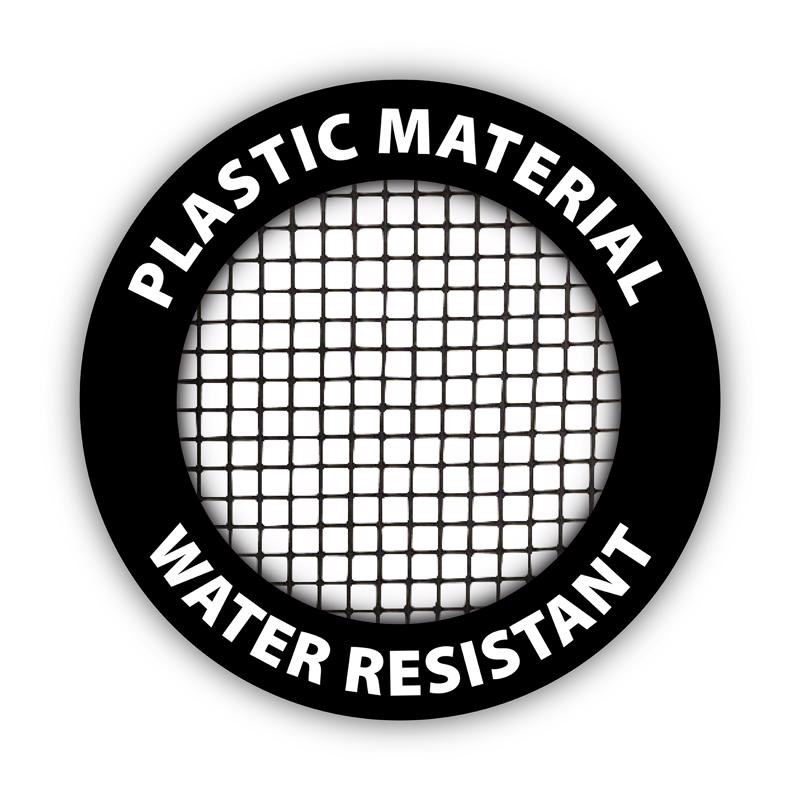 Tenax 2 ft. H X 15 ft. L Polypropylene Barrier Netting Black