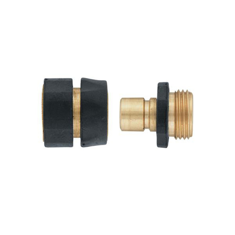 Orbit Brass Threaded Male/Female Quick Connector Hose Set