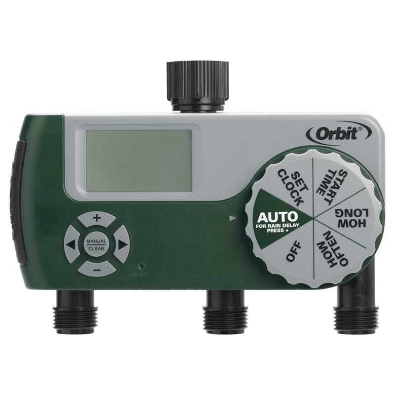 WATER TIMER 3 ZONE GRN