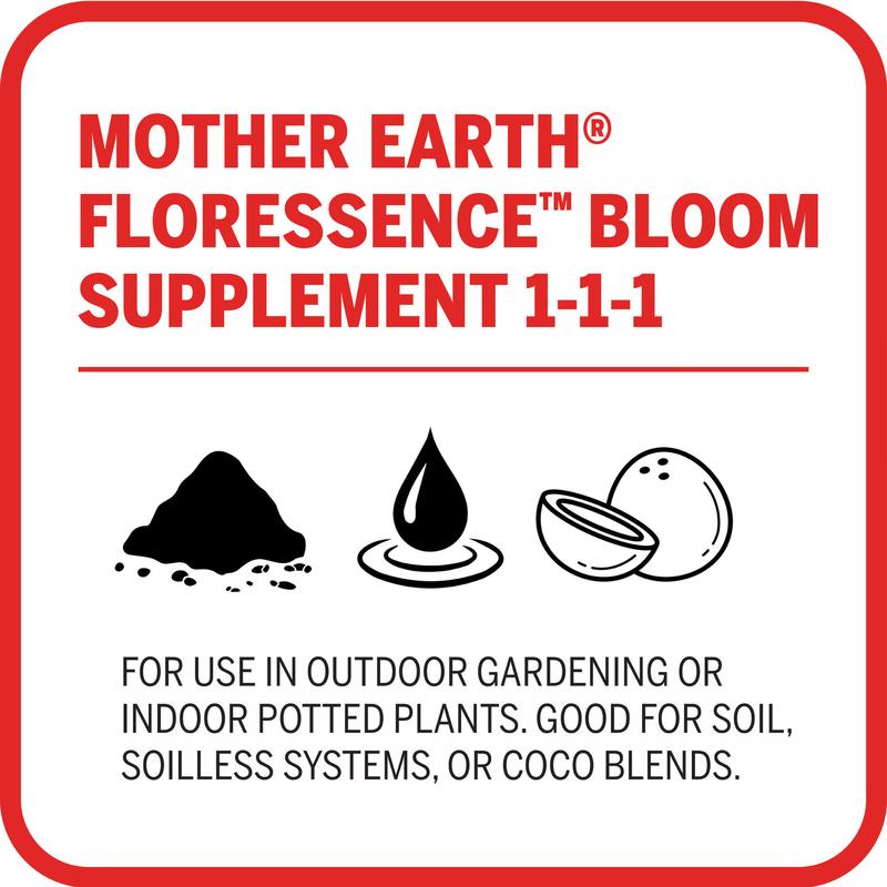 Mother Earth Liquid Floressence Bloom Plant Supplement 1 pt