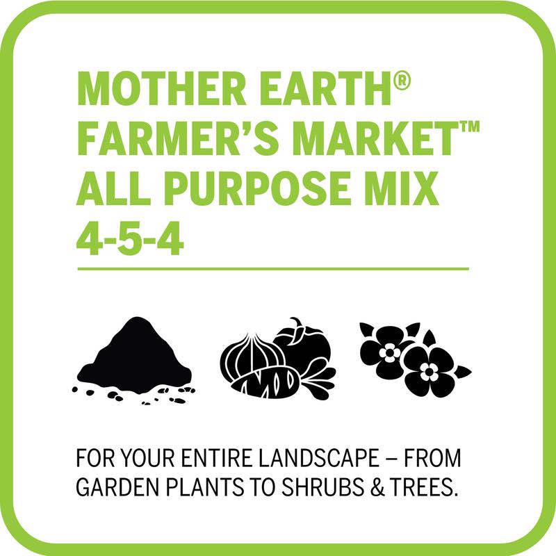 Mother Earth Farmers Market All Plant 4-5-4 Plant Fertilizer 4.4 lb