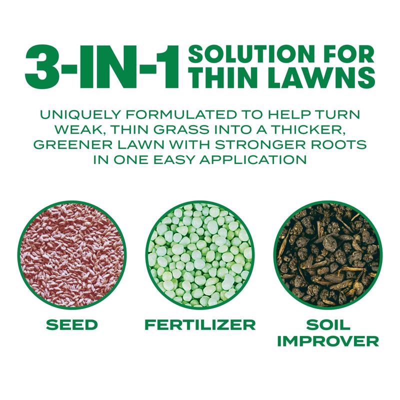 Scotts Turf Builder ThickR Bermuda Grass Sun or Shade Grass Seed and Fertilizer 40 lb