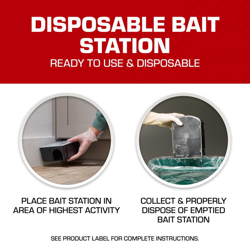 Tomcat Bait Station Blocks For Mice and Rats 2 pk