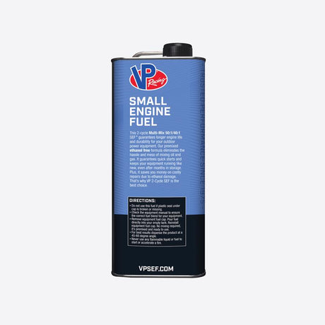 VP Racing Fuels Small Engine Ethanol-Free 2-Cycle 40:1/50:1 Small Engine Fuel 1 gal