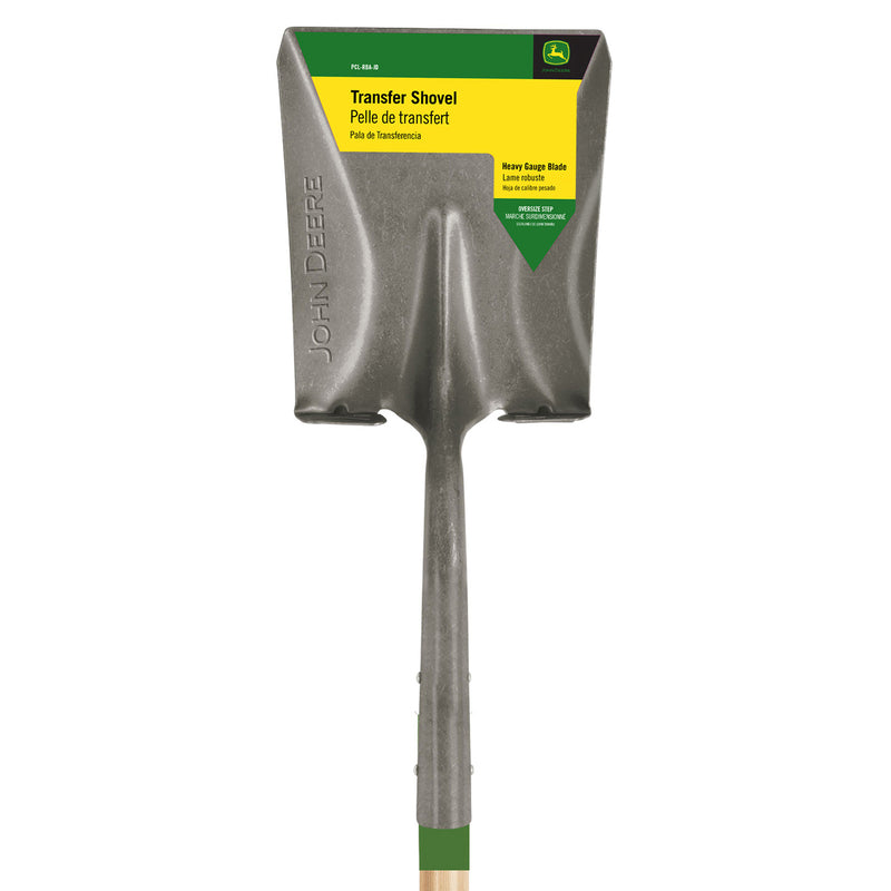 John Deere 60 in. Steel Square Transfer Shovel Wood Handle
