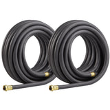Weeper Soaker Hose, 5/8" x 50 ft, Weather-Resistant Vinyl, Deep Root Watering System for Gardens, Raised Beds, Flower Beds and Lawns, (Natural, 50 foot x 2-Pack)