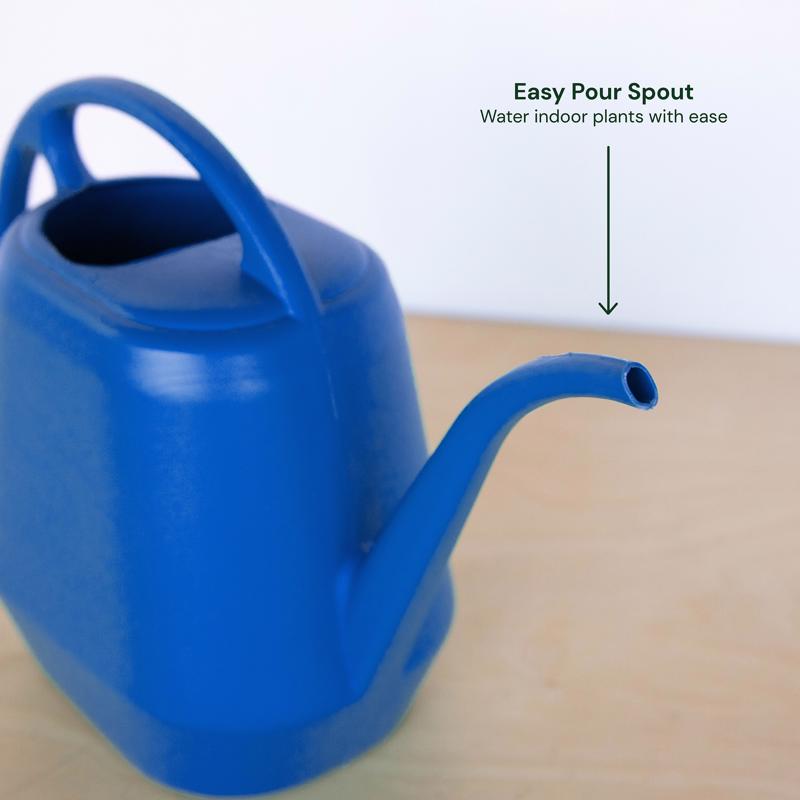 Bloem Aqua Rite Blue 56 oz Plastic Watering Can