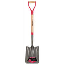Truper Tru-Tough 41 in. Steel Square Garden Spade Wood Handle