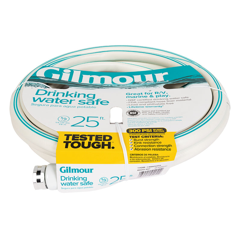 Gilmour 5/8 in. D X 25 ft. L RV/Marine Hose