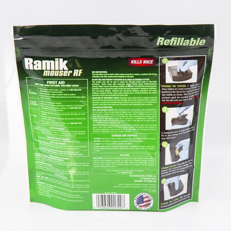 Ramik Mouser Fish-Flavored Bait Station and Bait Blocks For Mice and Rats 16 oz 1 pk