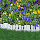 EasyFlex 10 ft. L Plastic White Landscape Edging Kit