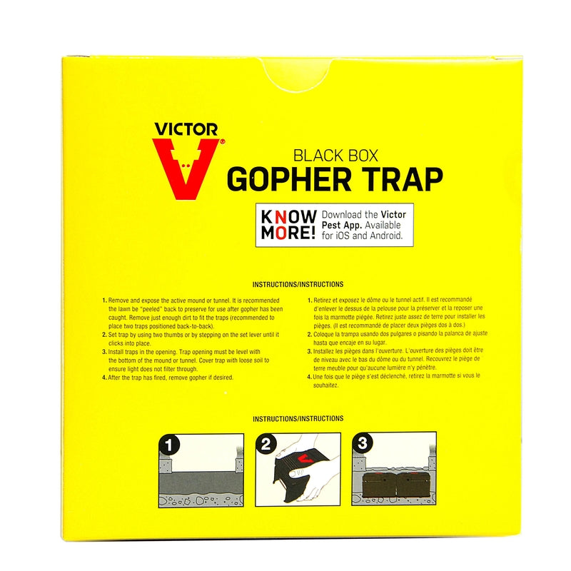 Victor Black Box Choker Loop Animal Trap For Gophers 1 pk