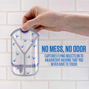 Zevo Refill Kit 4 in. W X 7 in. L Gray/White 2 ct