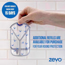 Zevo Refill Kit 4 in. W X 7 in. L Gray/White 2 ct
