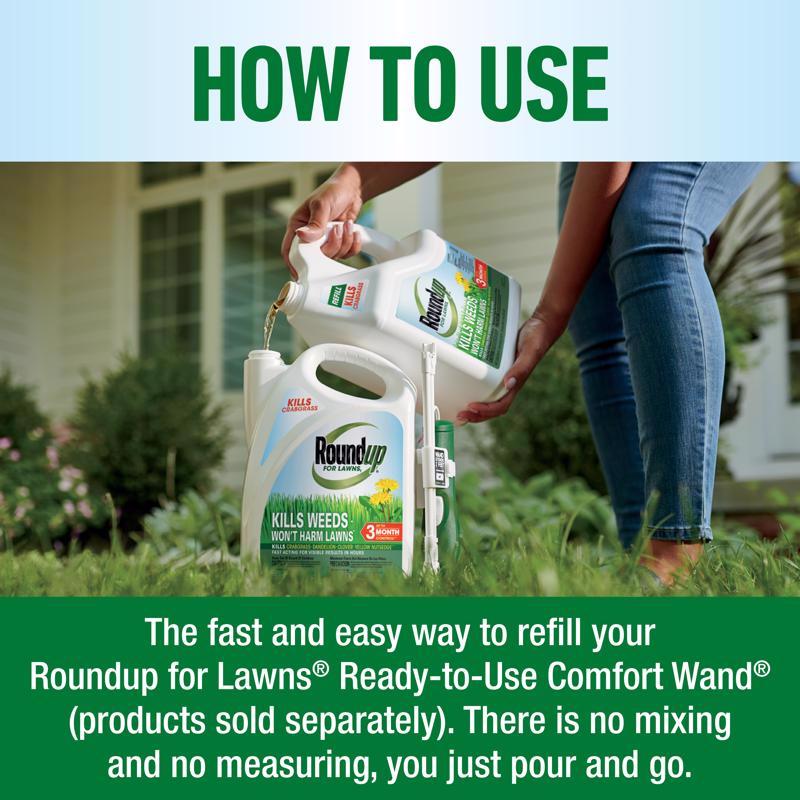 Roundup Weed Killer Refill RTU Liquid 1.25 gal