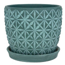 PLANTER TRIBECA TEAL 8"