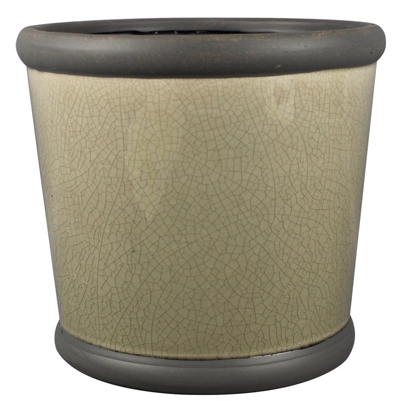 PLANTER BELLEVIL GRAY 9"