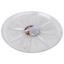SAUCER PLSTC CLR 16"D
