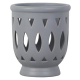 ORCHID PLNTR GRY 6"H