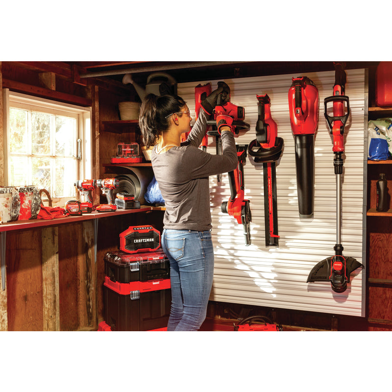 Craftsman V20 CMCSS800C1 8 in. Battery Hedge Trimmer with Shrub Shear Kit (Battery & Charger)