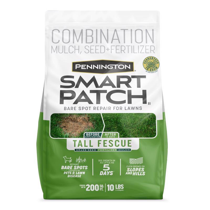 Pennington Smart Patch Tall Fescue Grass Sun or Shade Seed/Fertilizer/Mulch Repair Kit 10 lb