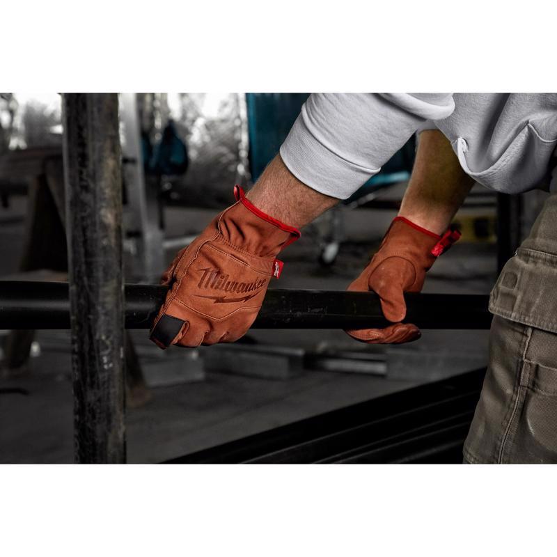Milwaukee SmartSwipe Work Gloves Orange L 1 pair