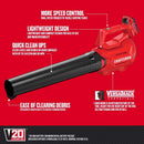 Craftsman V20 CMCBL700D1 90 mph 340 CFM Battery Handheld Blower Kit (Battery & Charger)