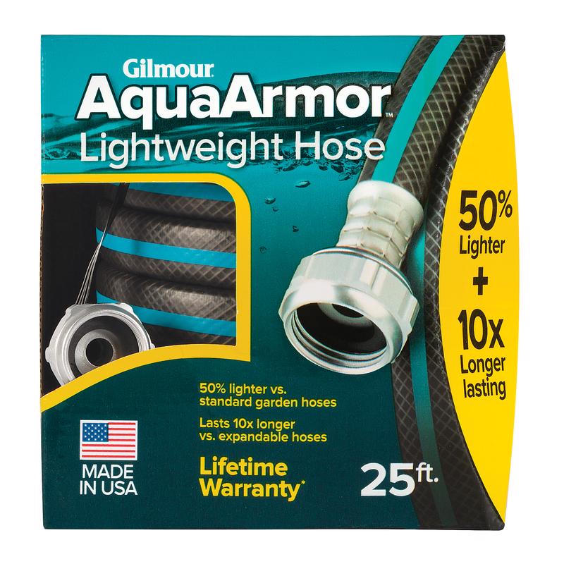 Gilmour AquaArmor 1/2 in. D X 25 ft. L Lightweight Garden Hose