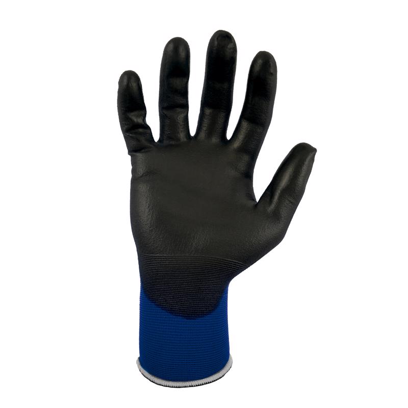 General Electric Unisex Dipped Gloves Black/Blue L 1 pair