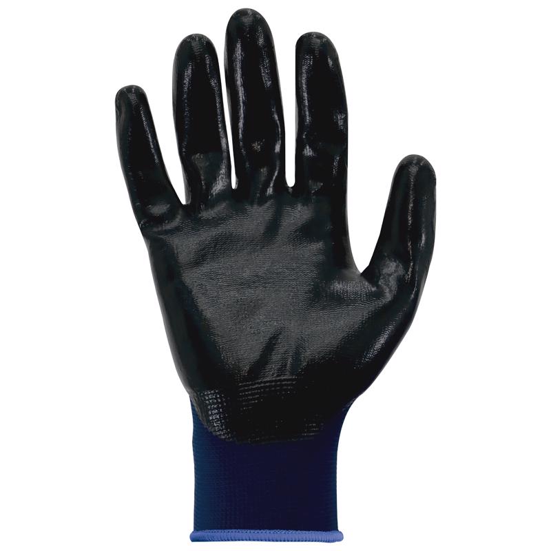 General Electric Unisex Dipped Gloves Black/Blue M 1 pair