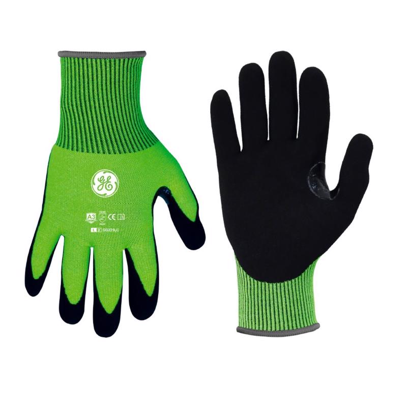 DIPP GLOVE BK/H-VS GRN L