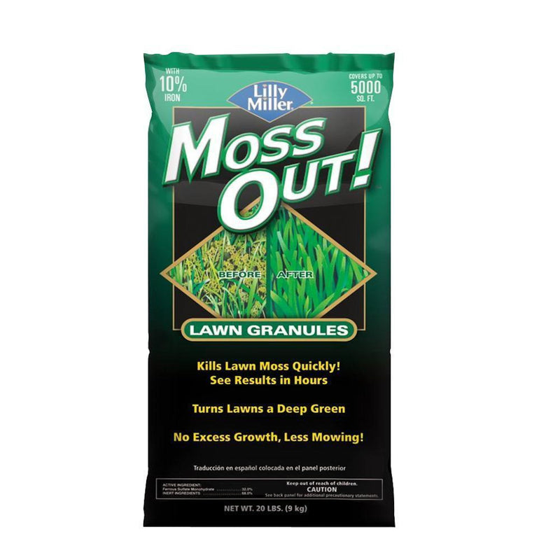 Lilly Miller Moss Out Moss Control Granules 20 lb