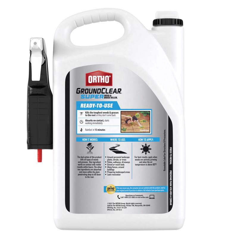 Ortho GroundClear Weed and Grass Killer RTU Liquid 1 gal