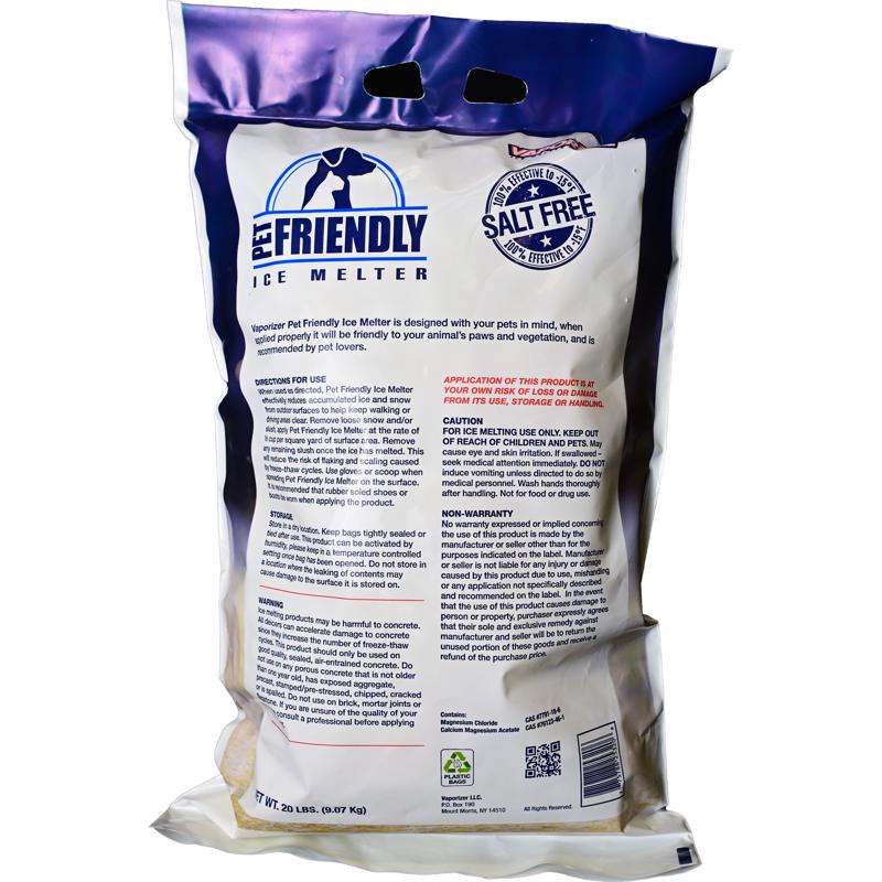 Vaporizer Pet Friendly Pellet Ice Melt 20 lb