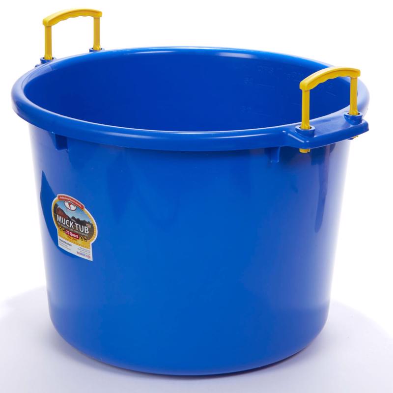 BUCKET MUCK 70QT BLU
