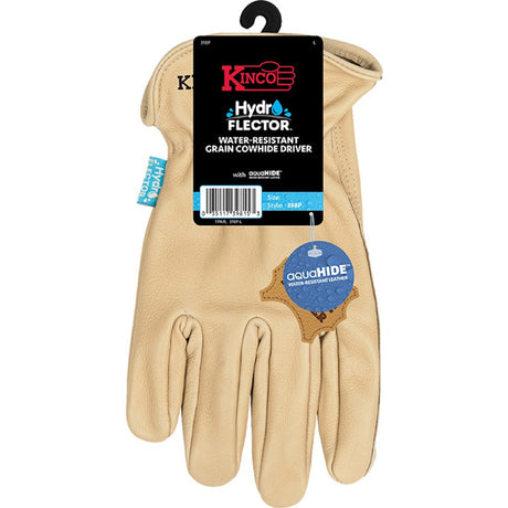 GLOVE HYDRFLC DRVR TAN L