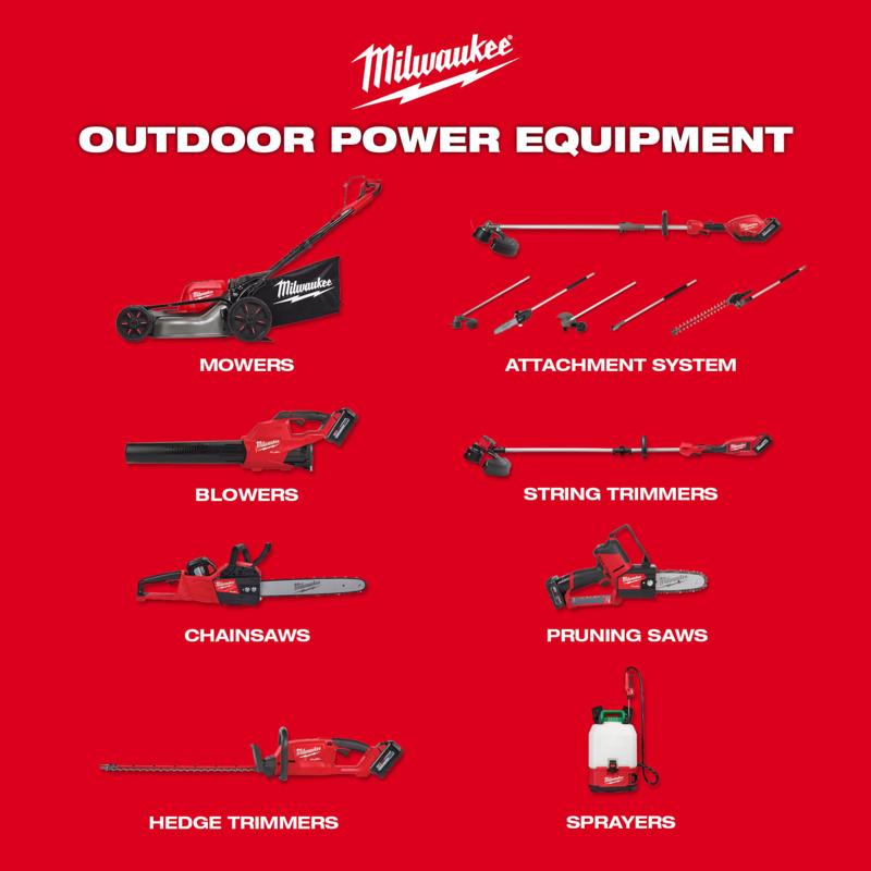 Milwaukee M12 FUEL 2533-21 8 in. 12 V Battery Hedge Trimmer Set Kit (Battery & Charger)