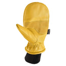 Wells Lamont Hyrahyde Men's Indoor/Outdoor Work Mittens Black/Yellow L 1 pair