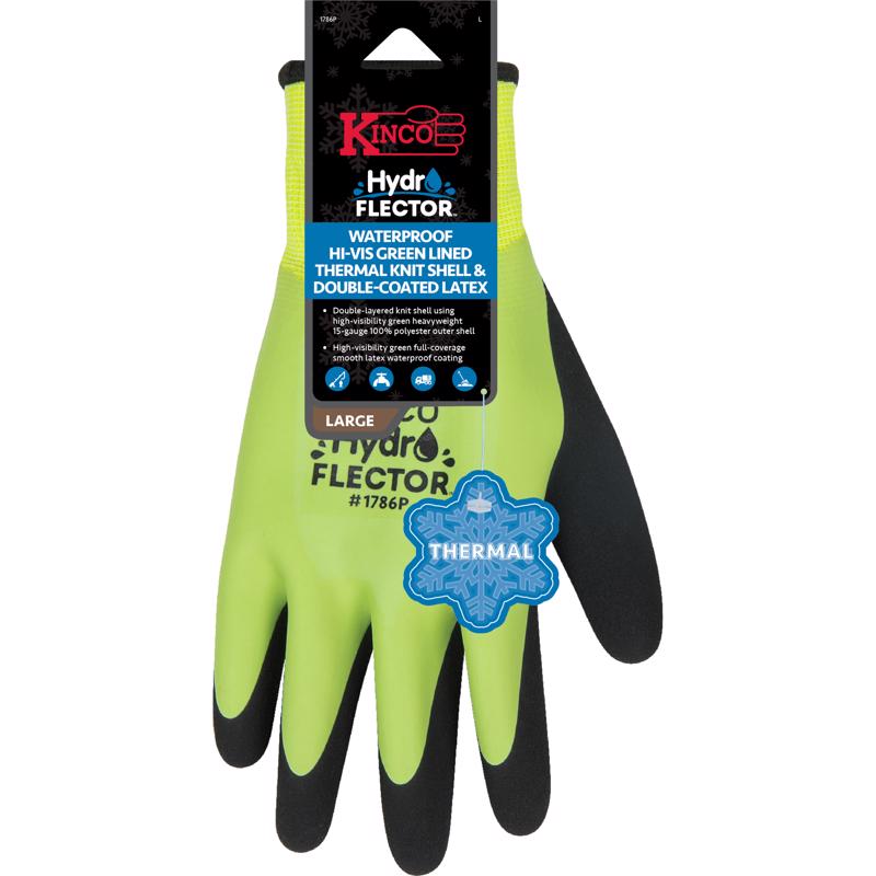 WATERPRF GLV BLK/GRN M